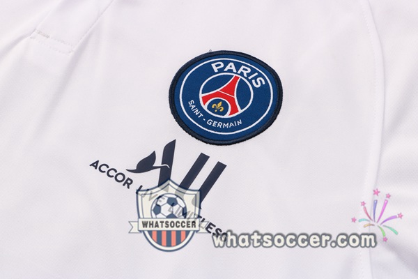 Training Polo JORDAN Paris PSG + Pants White 2021-2022