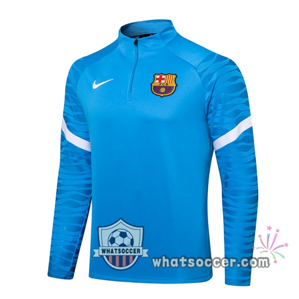 FC Barcelona Blue Soccer Sweater 2021-2022