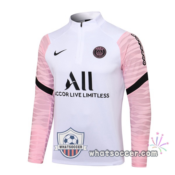 Paris PSG White Rose Soccer Sweater 2021-2022