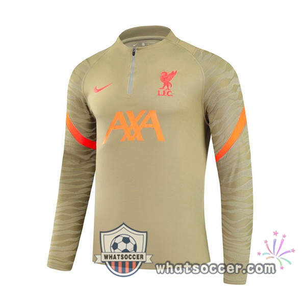 FC Liverpool Yellow Soccer Sweater 2021-2022