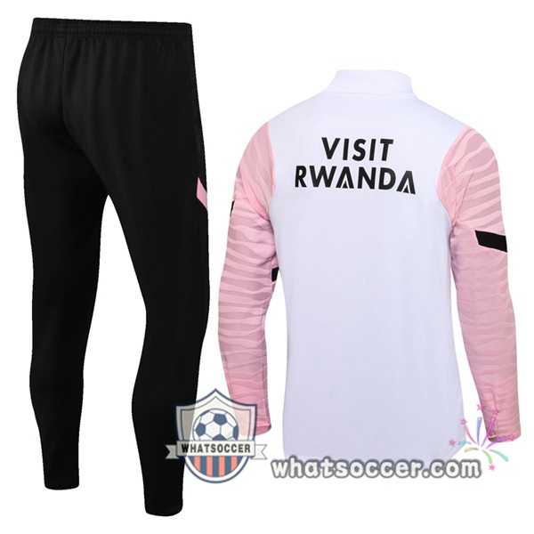 Paris PSG White Rose Tracksuit 2021-2022
