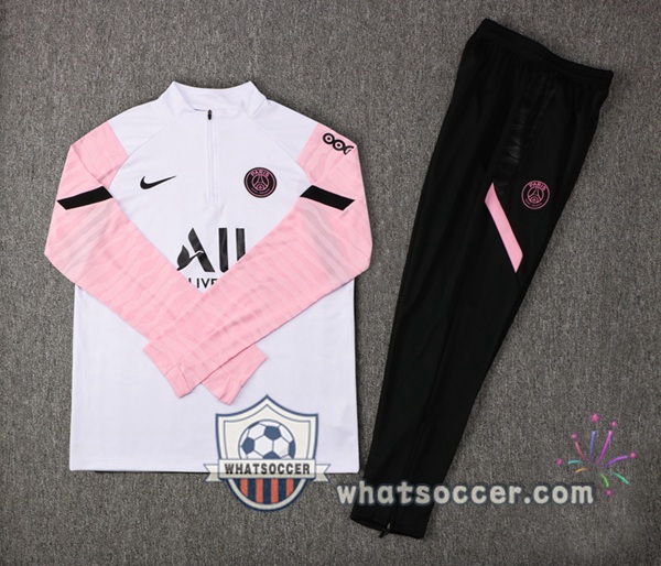 Paris PSG White Rose Tracksuit 2021-2022