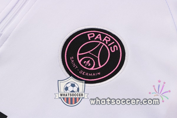 Paris PSG White Rose Tracksuit 2021-2022