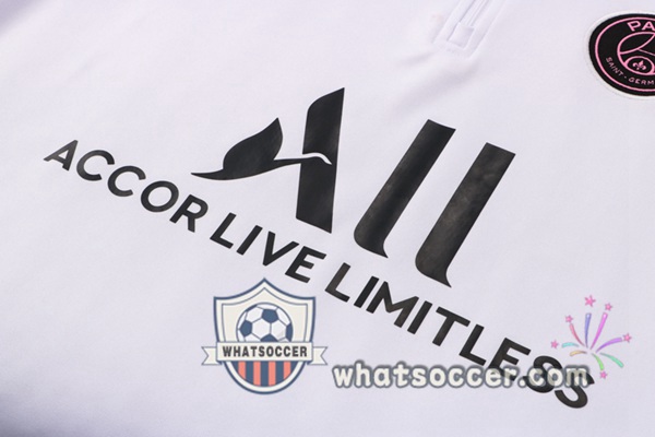 Paris PSG White Rose Tracksuit 2021-2022