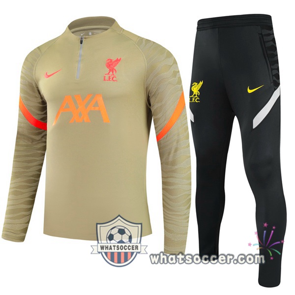 FC Liverpool Yellow Tracksuit 2021-2022