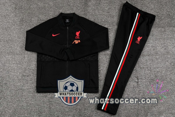 FC Liverpool Black Tracksuit 2021-2022
