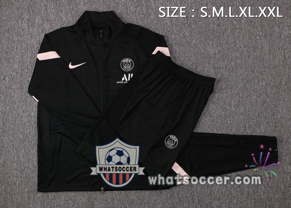 Paris PSG Black Training Jacket 2021-2022