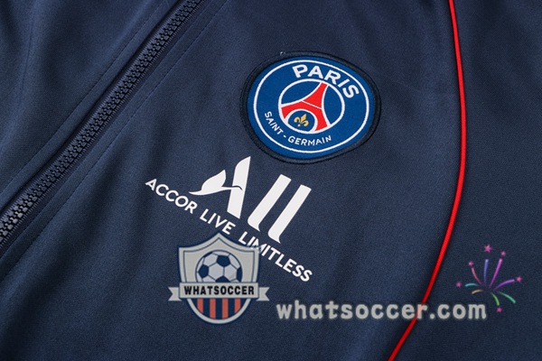 JORDAN Paris PSG Blue Royal Training Jacket 2021-2022
