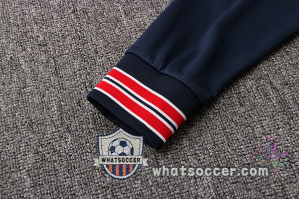 JORDAN Paris PSG Blue Royal Training Jacket 2021-2022