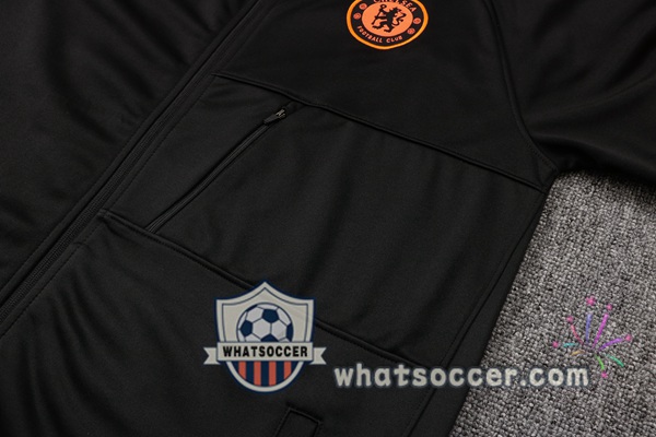 FC Chelsea Black Hooded Jacket 2021-2022