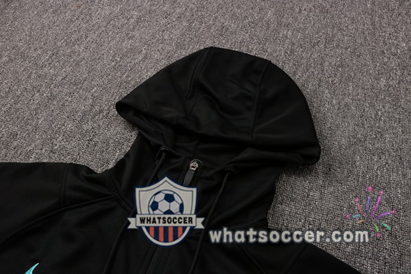 Inter Milan Black Hooded Jacket 2021-2022