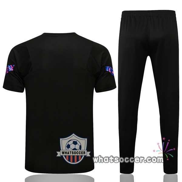 FC Barcelona Training T-Shirt + Pants Black 2021-2022