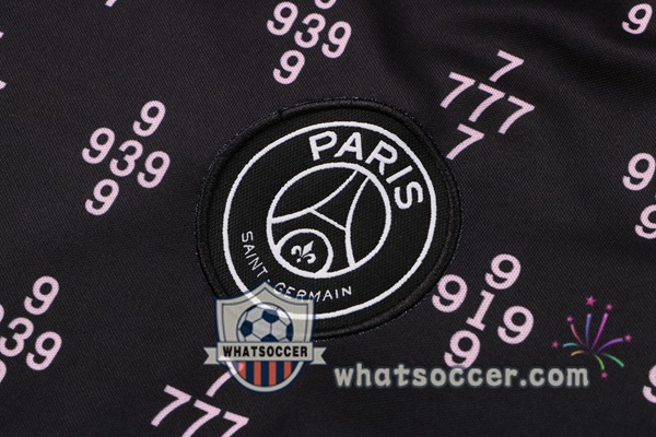 Paris PSG Training T-Shirt + Pants Black 2021-2022