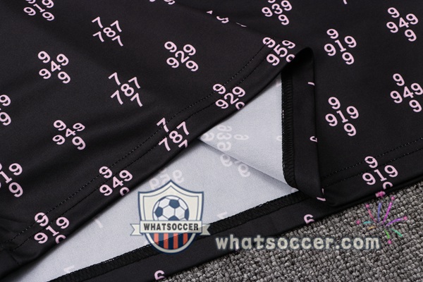 Paris PSG Training T-Shirt + Pants Black 2021-2022