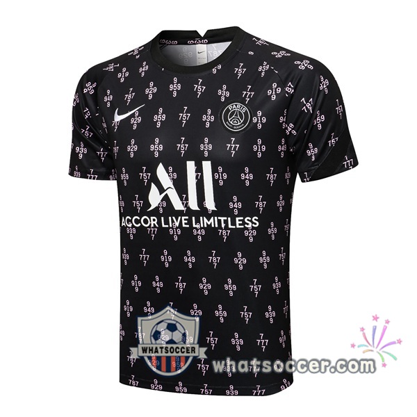 Paris PSG Black Training T-Shirts 2021-2022