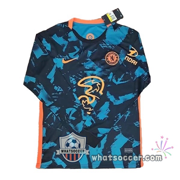 FC Chelsea Third Long Sleeve Soccer Jerseys 2021-2022