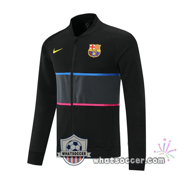 FC Barcelona Black Soccer Jacket 2021-2022