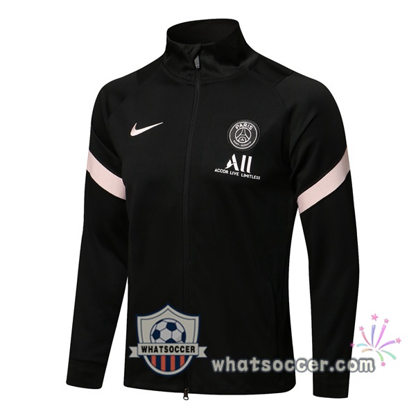 Paris PSG Black Soccer Jacket 2021-2022