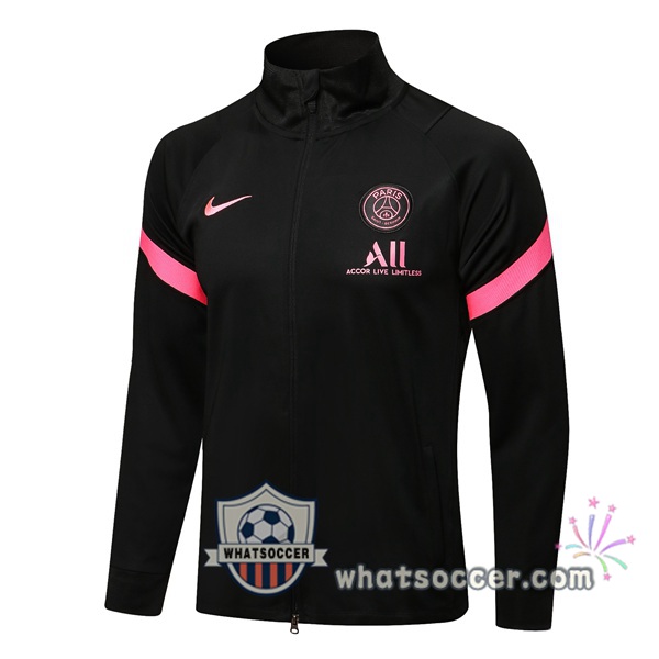 Paris PSG Black Soccer Jacket 2021-2022