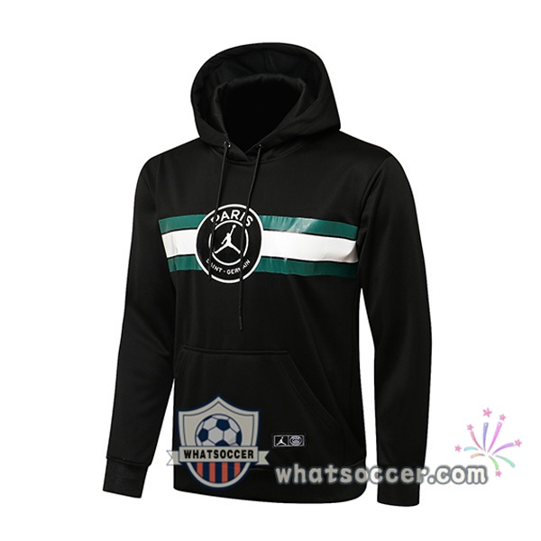JORDAN Paris PSG Black Hooded Jacket 2021-2022