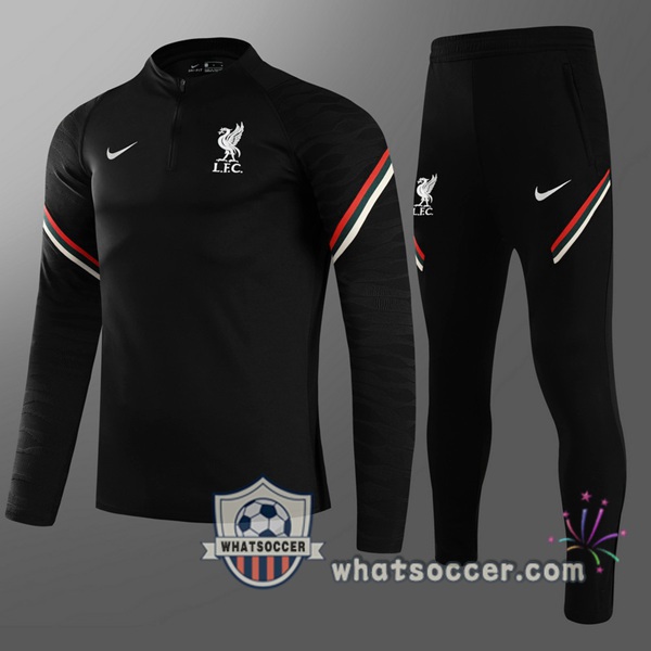 FC Liverpool Kids Black Tracksuit 2021-2022