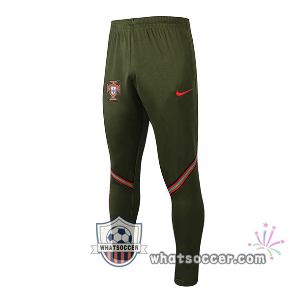 Portugal Green Soccer Pants 2021-2022