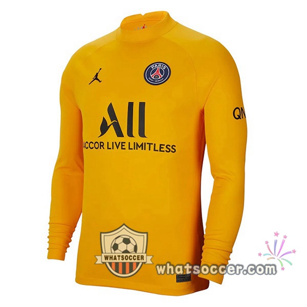 Paris PSG Goalkeeper Yellow Soccer Jerseys 2021-2022