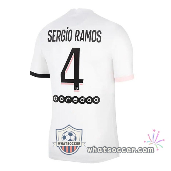 Paris PSG (Sergio Ramos 4) Away Soccer Jerseys 2021-2022