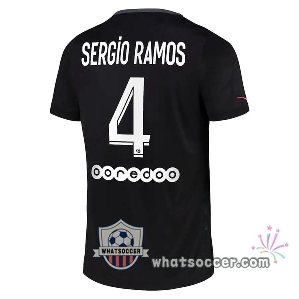 Paris PSG (Sergio Ramos 4) Third Soccer Jerseys 2021-2022