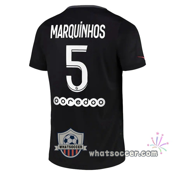 Paris PSG (Marquinhos 5) Third Soccer Jerseys 2021-2022