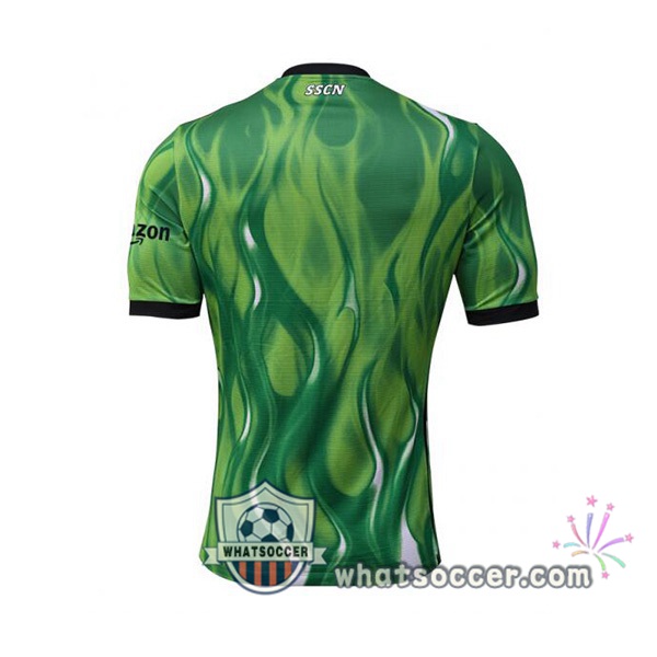 SSC Napoli Goalkeeper Green Soccer Jerseys 2021-2022