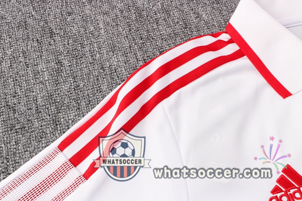 Training Polo Manchester United + Pants White 2021-2022