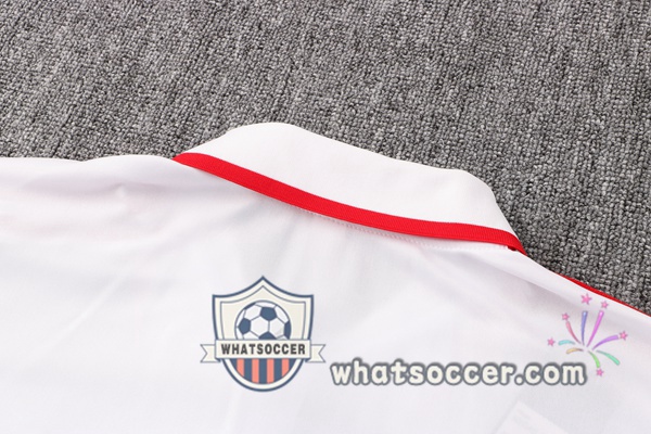 Training Polo Manchester United + Pants White 2021-2022