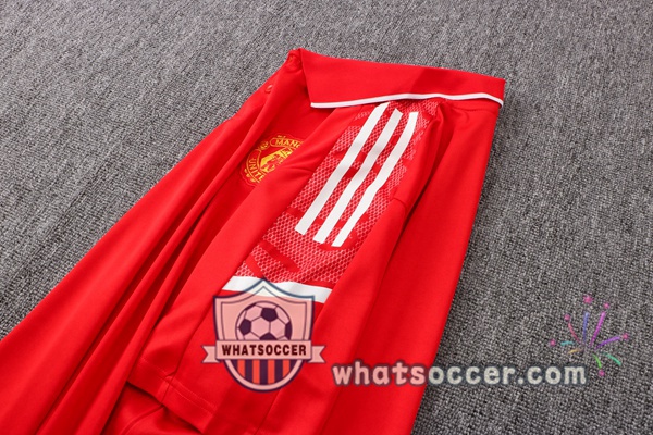 Training Polo Manchester United + Pants Red 2021-2022