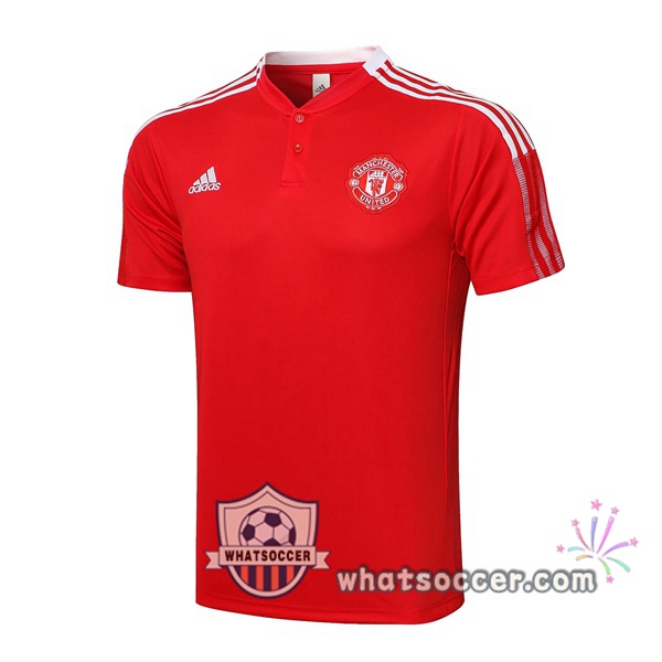 Training Polo Manchester United Red 2021-2022