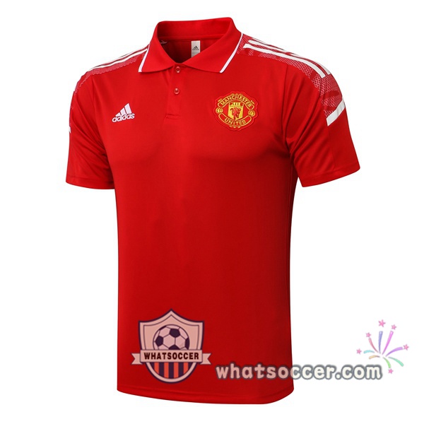 Training Polo Manchester United Red 2021-2022