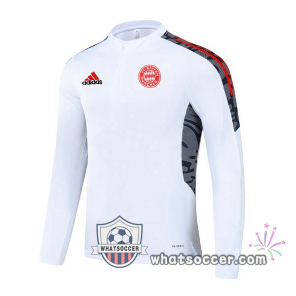 Bayern Munich White Soccer Sweater 2021-2022