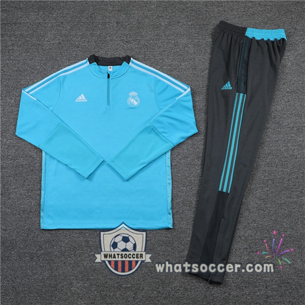 Real Madrid Blue Tracksuit 2021-2022