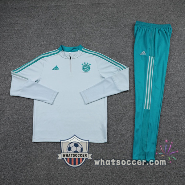 Bayern Munich Gray Tracksuit 2021-2022