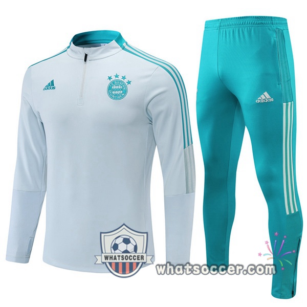 Bayern Munich Gray Tracksuit 2021-2022