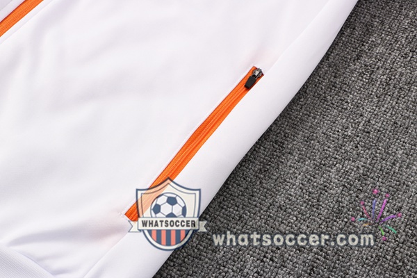 Real Madrid White Hooded Jacket 2021-2022