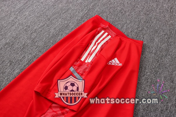 Manchester United Training T-Shirts + Pants Red 2021-2022