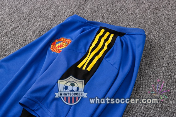 Manchester United Training T-Shirts + Pants Blue 2021-2022