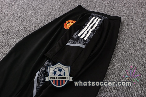 Manchester United Training T-Shirts + Pants Black 2021-2022