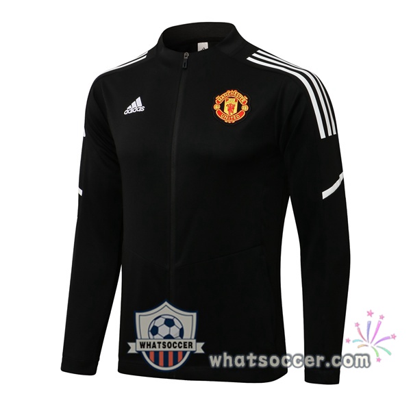 Manchester United Black Soccer Jacket 2021-2022