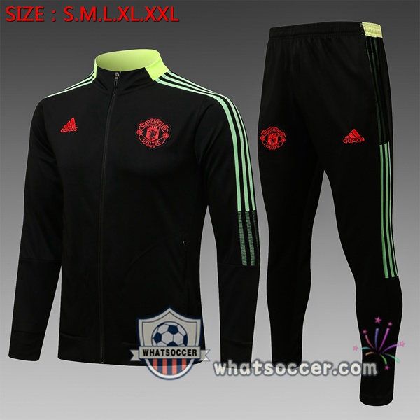 Manchester United Kids Black Training Jacket 2021-2022