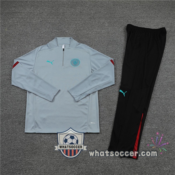 Manchester City Gray Tracksuit 2021-2022