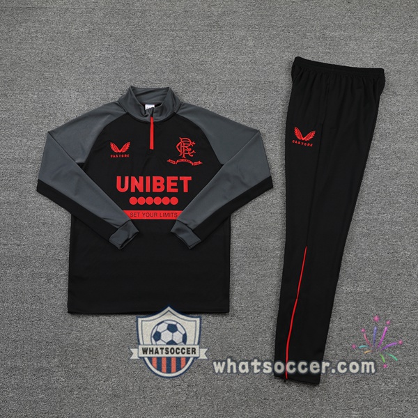 Rangers FC Black Tracksuit 2021-2022
