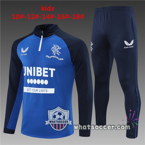 Rangers FC Kids Blue Tracksuit 2021-2022
