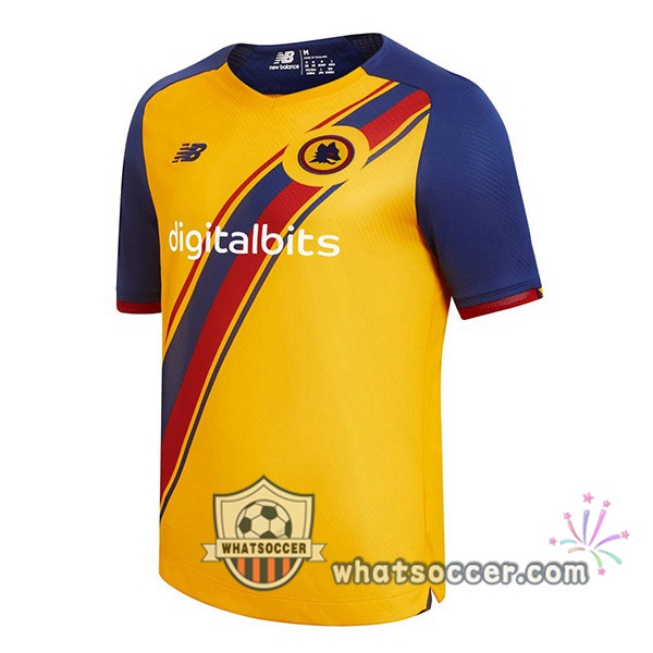 AS Roma Third Yellow Soccer Jerseys 2021-2022